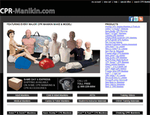 Tablet Screenshot of cpr-manikin.com